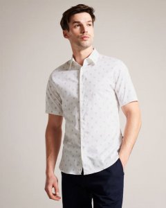 Kymsho Short Sleeve Floral Shirt