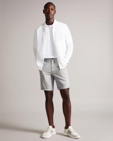 Tura Regular Fit Cotton Shorts - Click Image to Close
