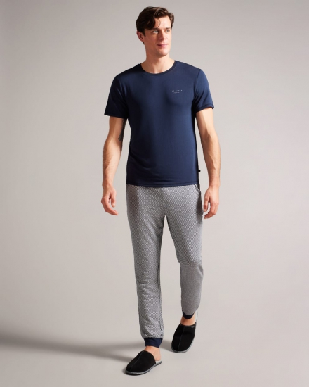 Joggrp Cotton Mini Geo Print Jogger - Click Image to Close