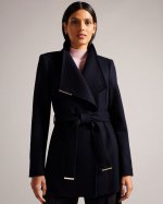 Rosess Wool Wrap Short Coat