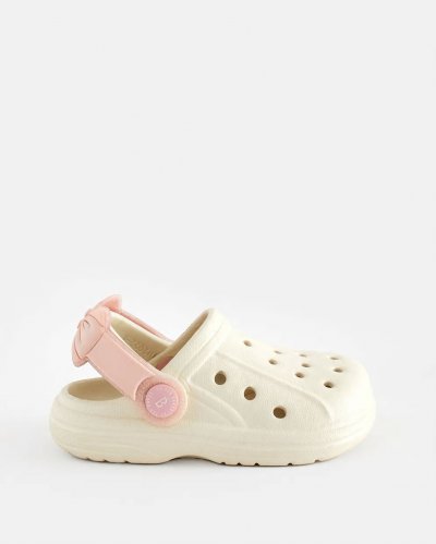 Bowessy Bow Strap Clog Shoes