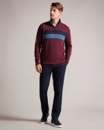 Veller Long Sleeve Half Zip Jumper