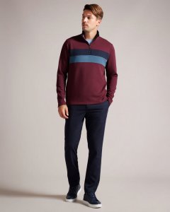 Veller Long Sleeve Half Zip Jumper