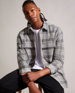 Chieti Long Sleeve Textured Check Shirt