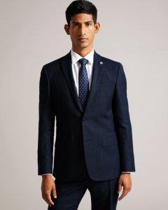 Andessj Pure Wool Slim Fit Suit Jacket