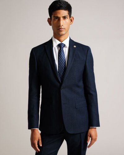 Andessj Pure Wool Slim Fit Suit Jacket