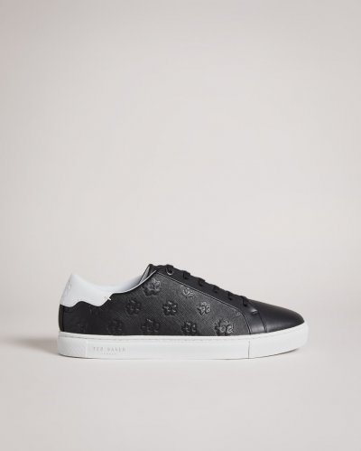 Melvinn Embossed Flower Cupsole Trainers