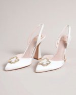 Betzayy Embellished Heeled Court Shoes