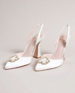 Betzayy Embellished Heeled Court Shoes