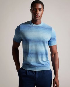 Notte Short Sleeve Ombre Stripe T-Shirt