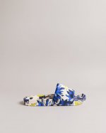 Anniti Floral Print Sliders