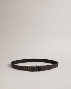 Conaby Geometric Leather Belt