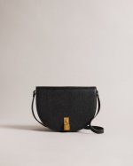 Sohho Leather Padlock Saddle Bag