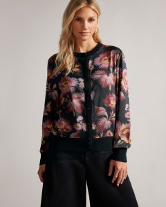 Raetini Floral Print Cardigan