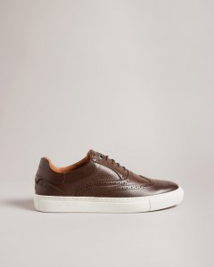 Dentong Leather Brogue Trainer Hybrid