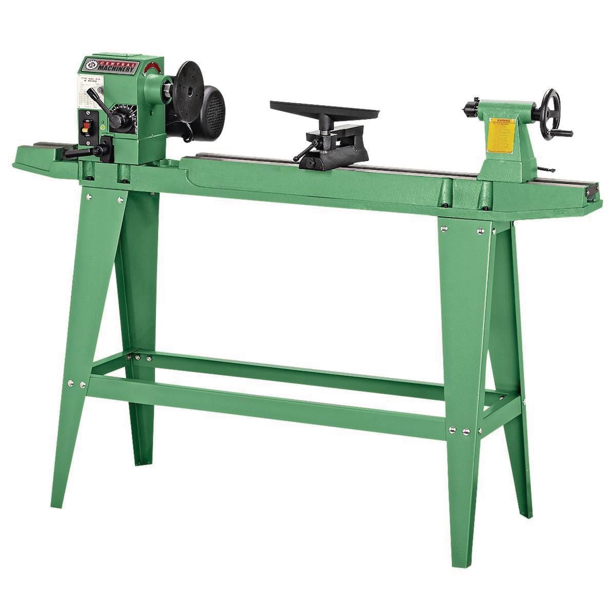 CENTRAL MACHINERY Wood Lathe w/ Reversible Head - 12'' x 33-3/8''