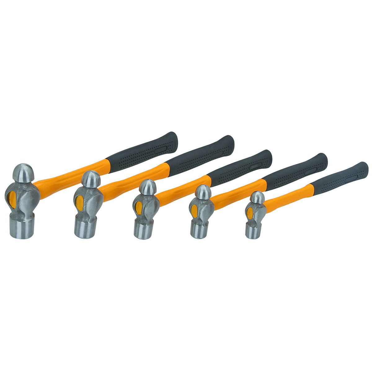 PITTSBURGH Ball Peen Hammer Set - 5 Ball Peen Hammers