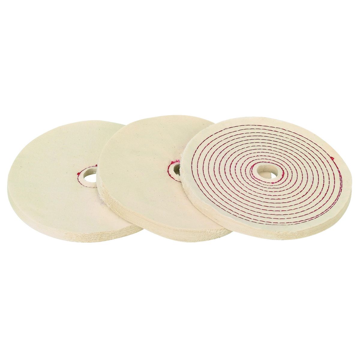 WARRIOR 8 in. Buffing Wheel, 3 Piece