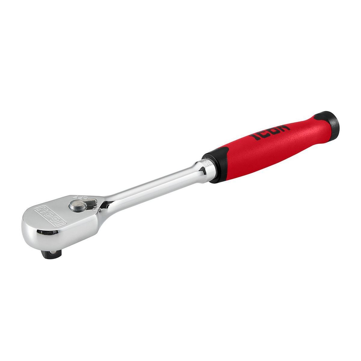 ICON 1/2 in. Drive Professional Low-Profile Ratchet with Comfort Grip