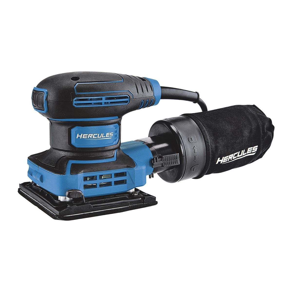 HERCULES 2.4 Amp Orbital 1/4 Sheet Sander with Soft Start