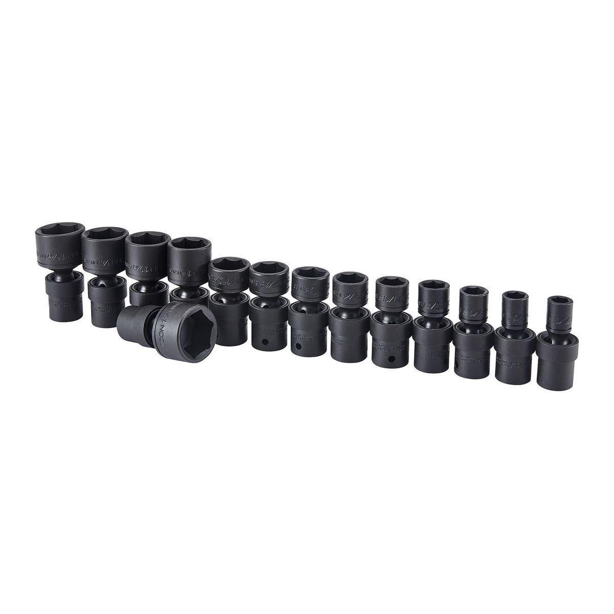 ICON 1/2 in. Drive SAE Impact Swivel Socket Set, 14 Piece