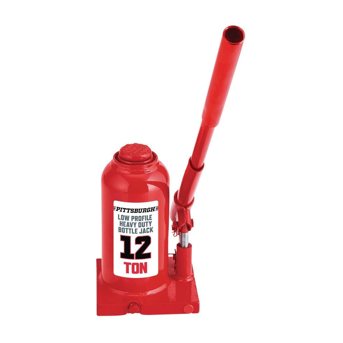 PITTSBURGH 12 Ton Hydraulic Low-Profile Bottle Jack