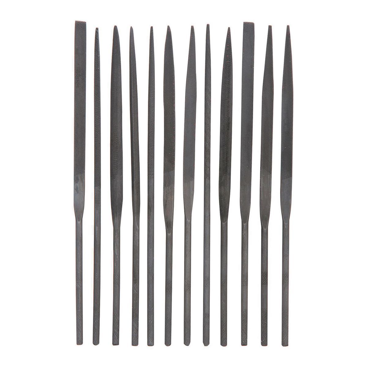 PITTSBURGH Needle File Set, 12 Piece