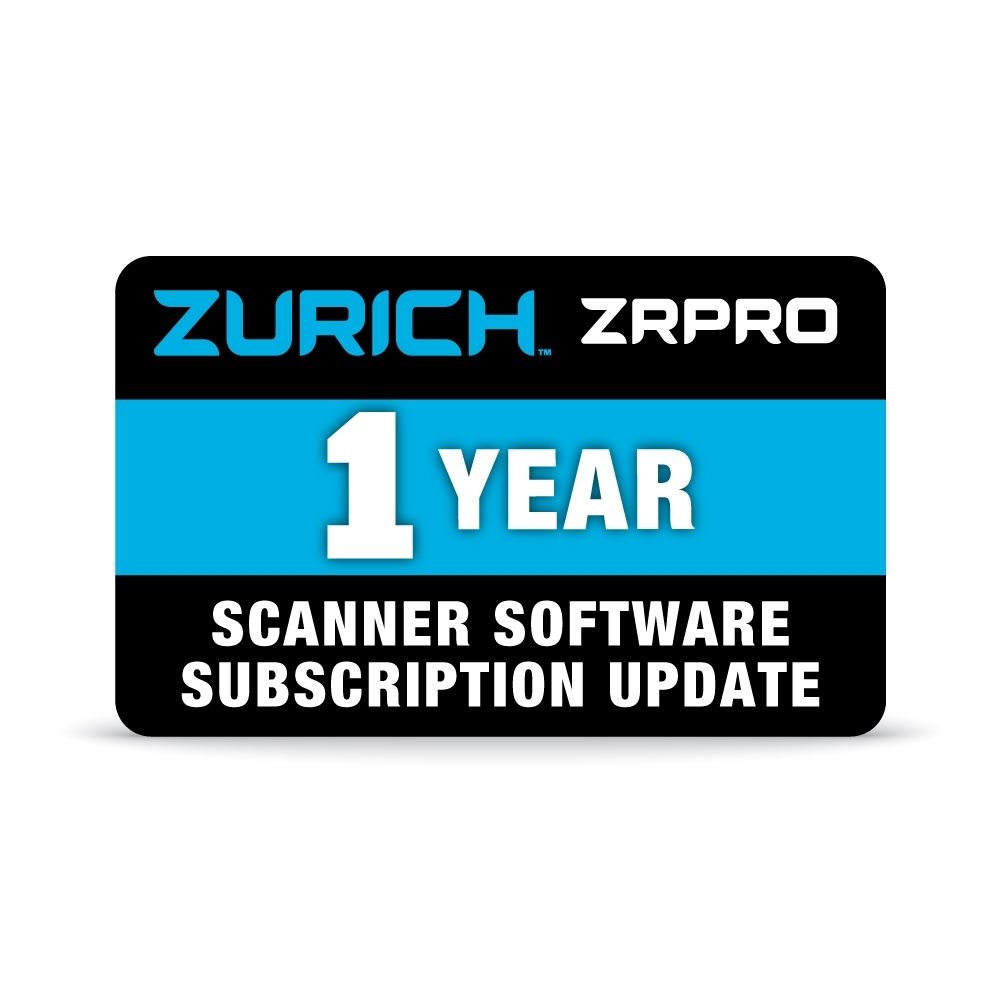 ZURICH Pre-Paid 12-Month Subscription to Zurich ZR-PRO Professional Automotive Scanner