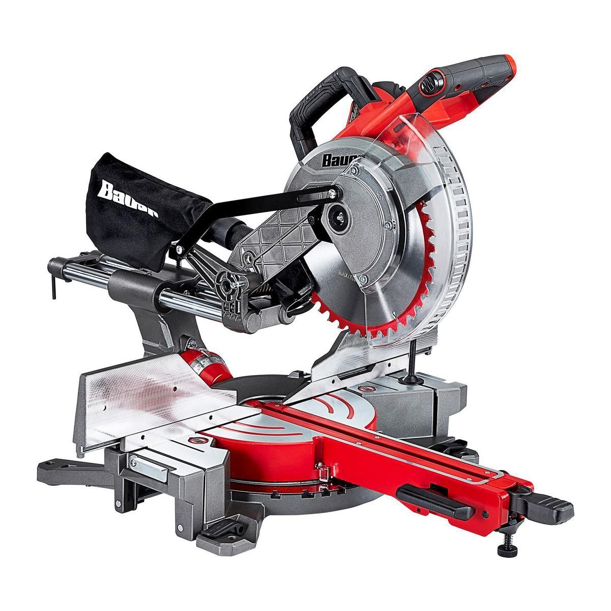 BAUER 10 in. Dual-Bevel Sliding Compound Miter Saw