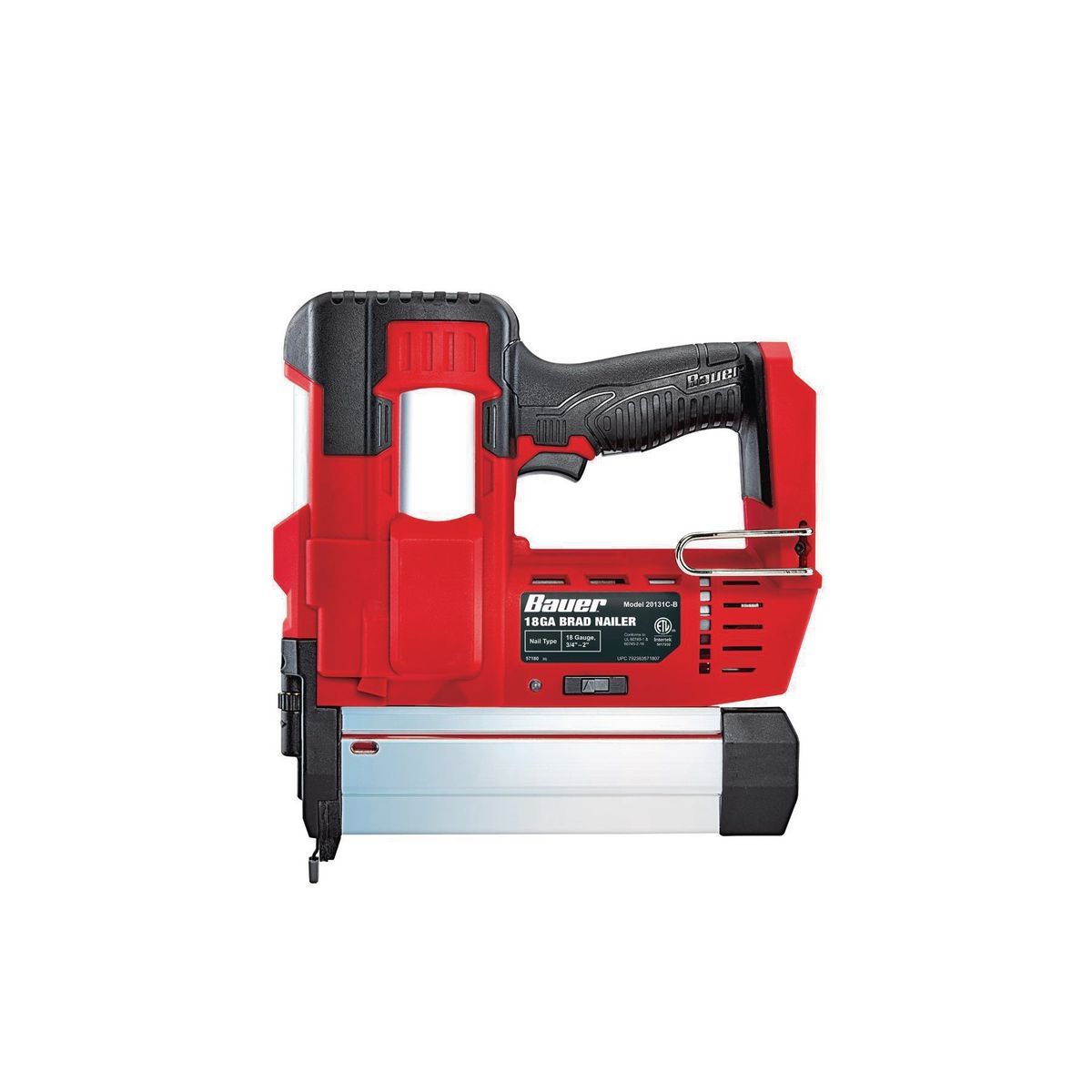 BAUER 20V Cordless 18 Gauge Brad Nailer - Tool Only