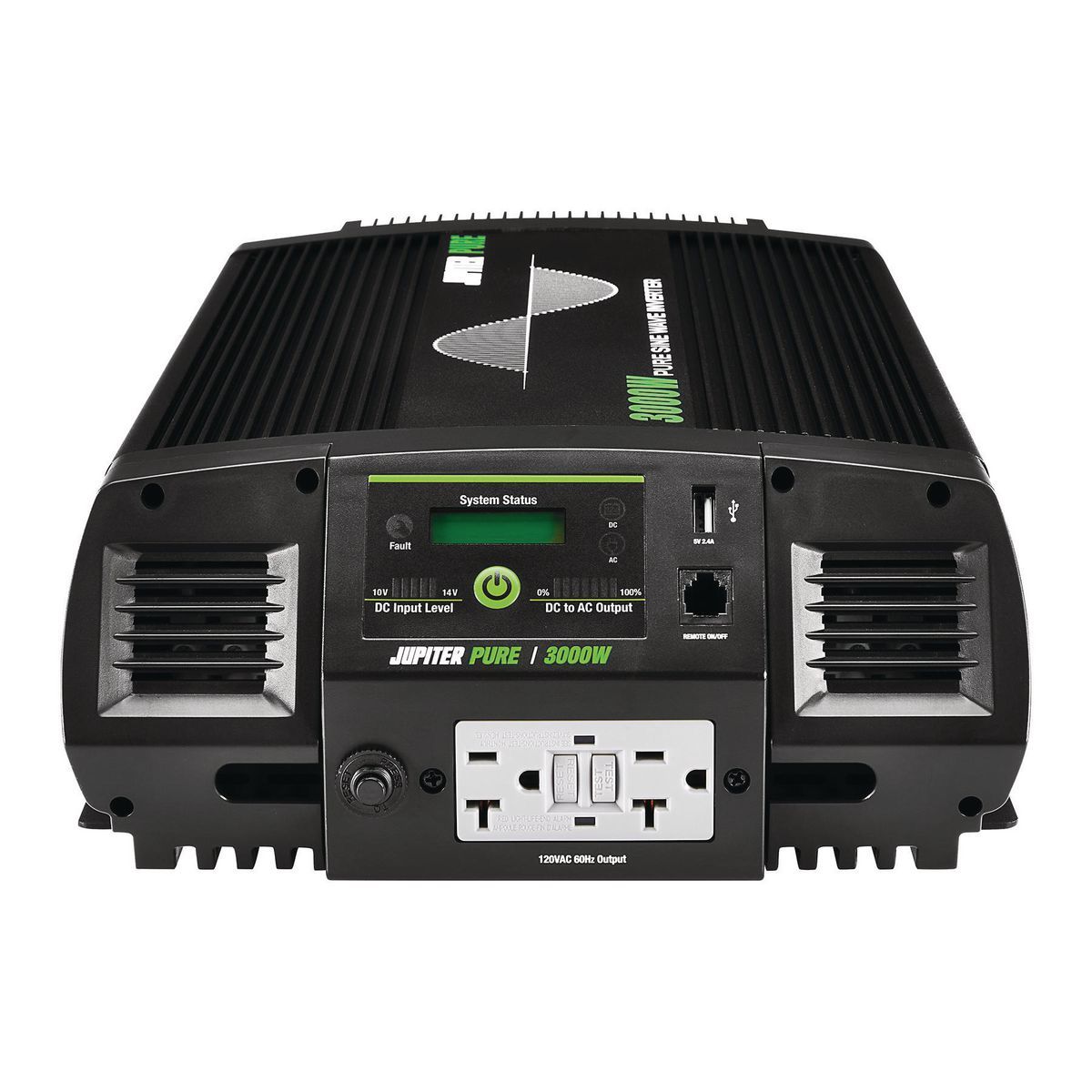 JUPITER PURE 3000 Watt Continuous/6000 Watt Peak Pure Sine Wave Power Inverter