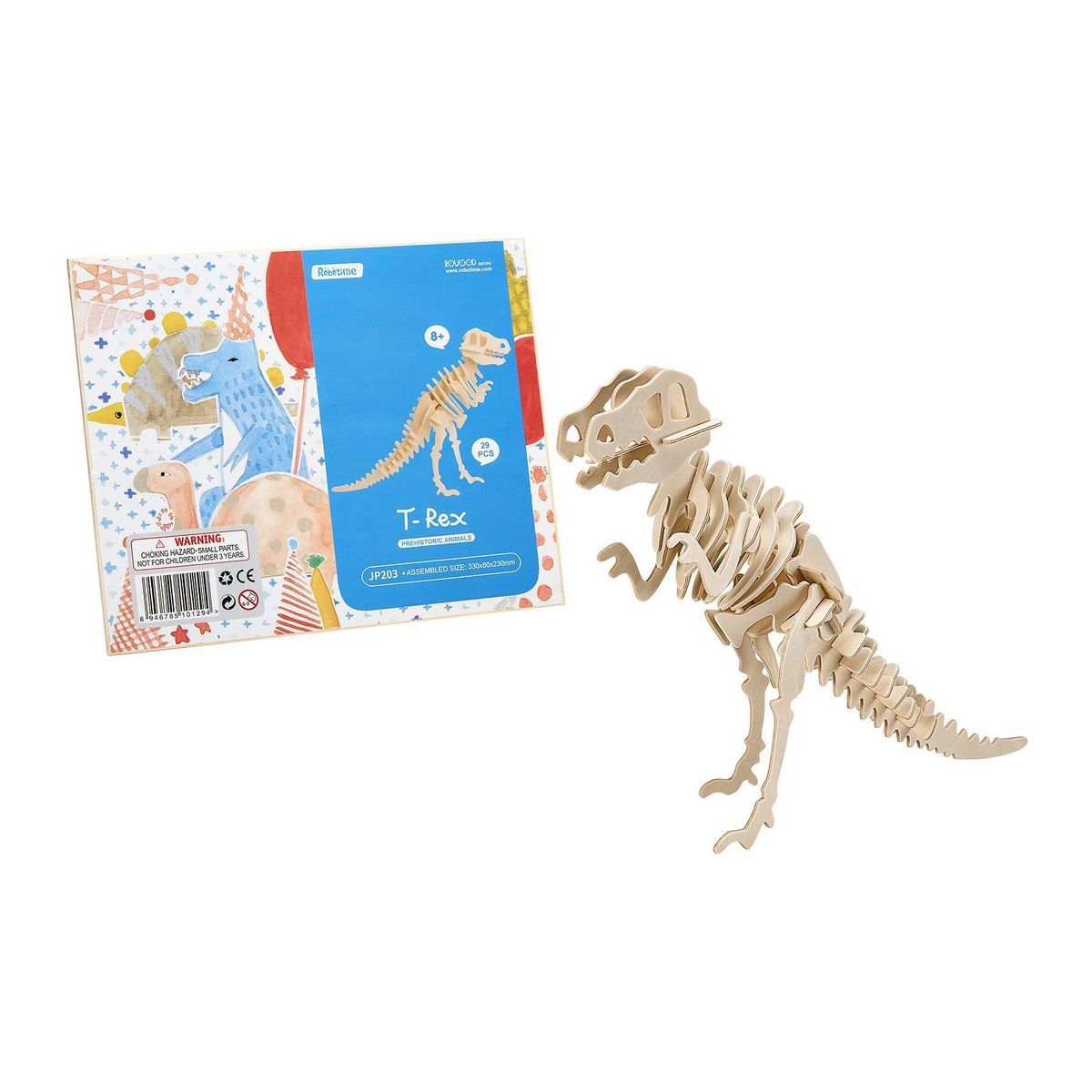 ROBOTIME Dinosaur Wood Puzzle