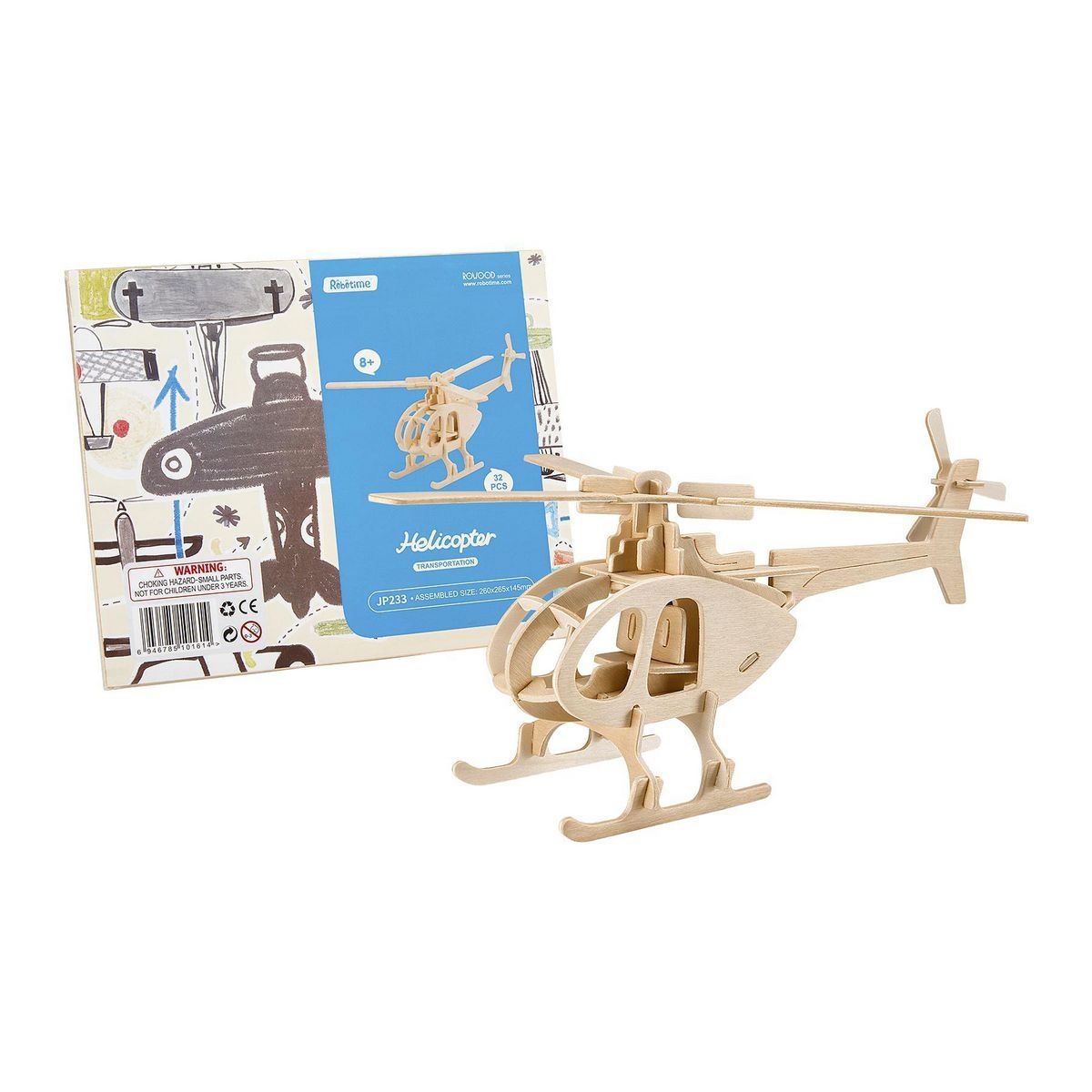 ROBOTIME Transportation Wood Puzzle