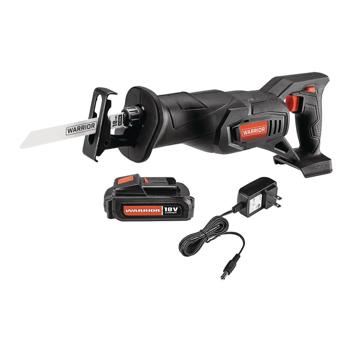 WARRIOR 18V Cordless Reciprocating Saw Kit