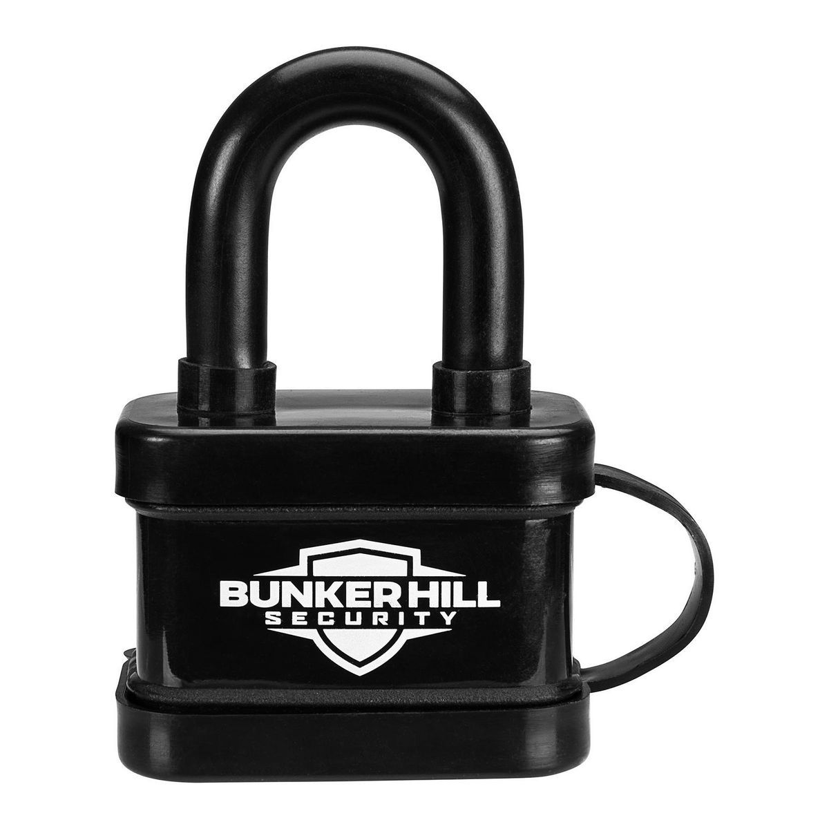 BUNKER HILL SECURITY 2.4 in. Laminated Steel Waterproof Padlock