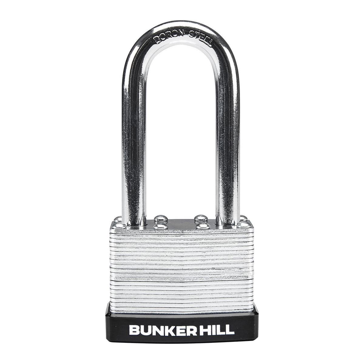 BUNKER HILL SECURITY 2 in. Laminated Steel Padlock with Extra Long Shackle