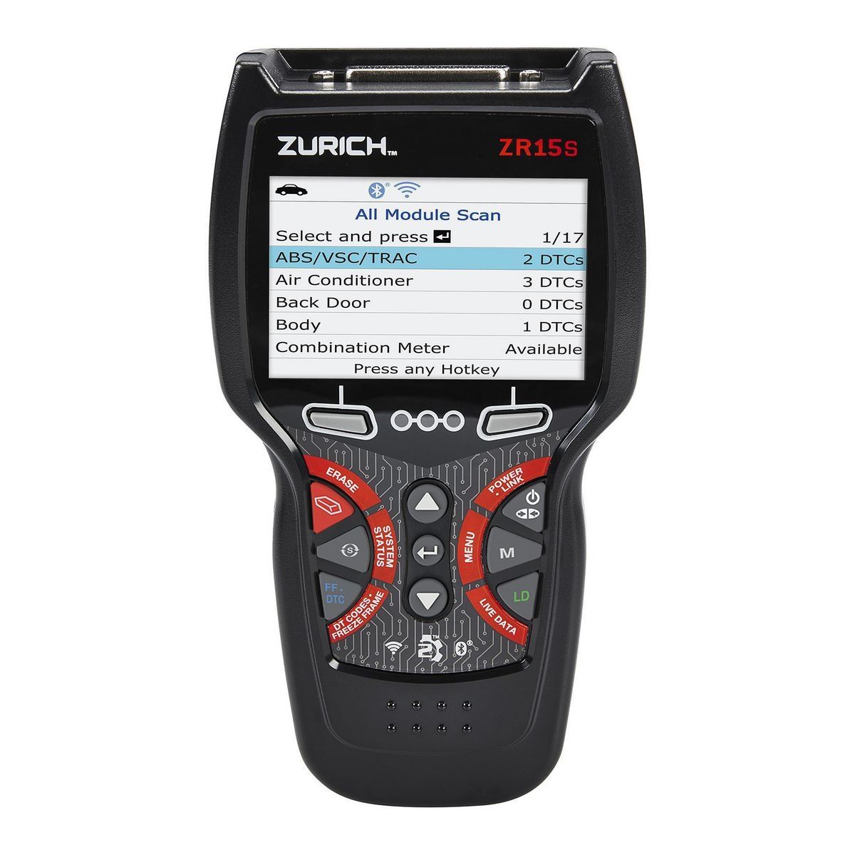 ZURICH ZR15s OBD2 Code Reader with 3.5 In. Display and Active Test/FIXASSIST