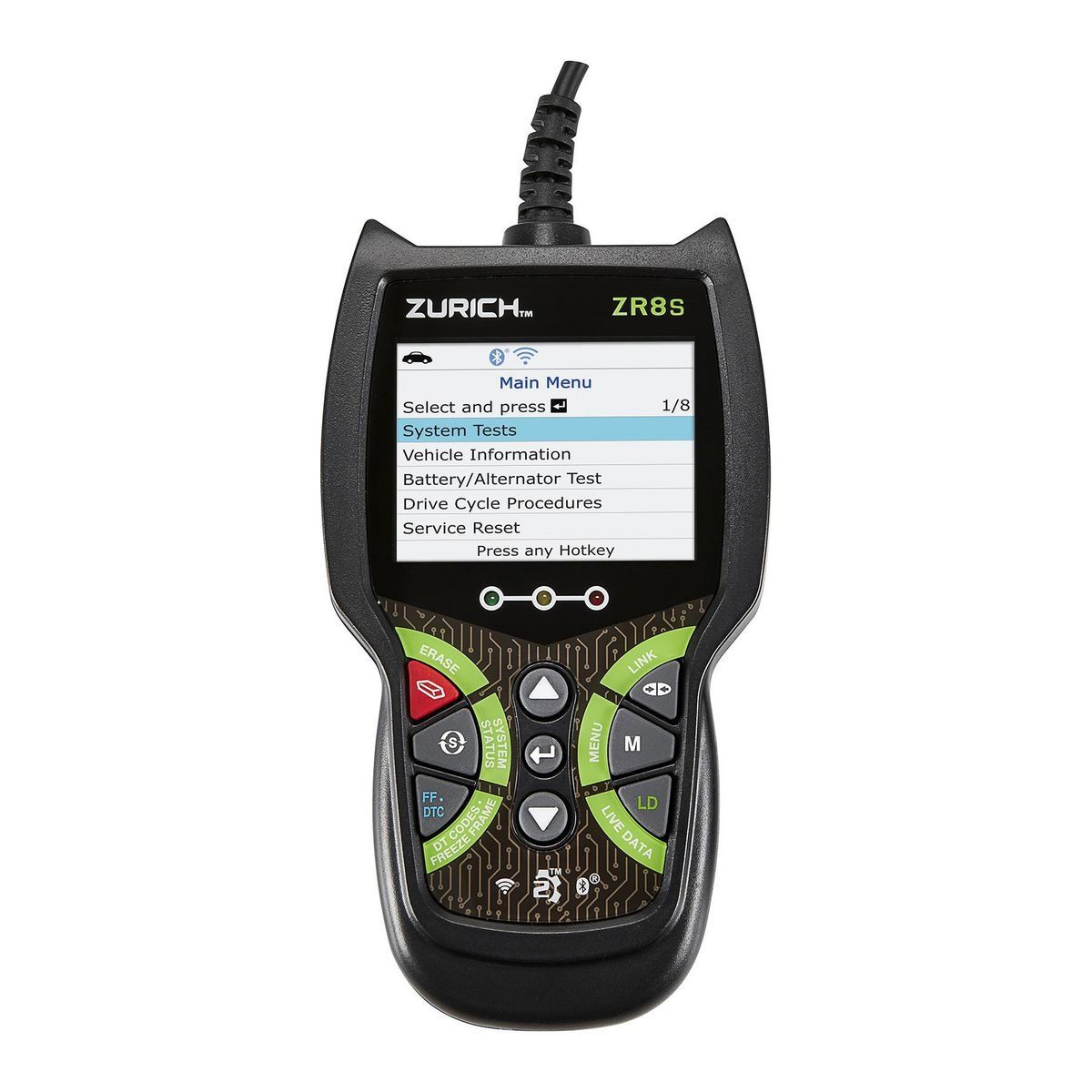 ZURICH ZR8s OBD2 Code Reader with Live Data