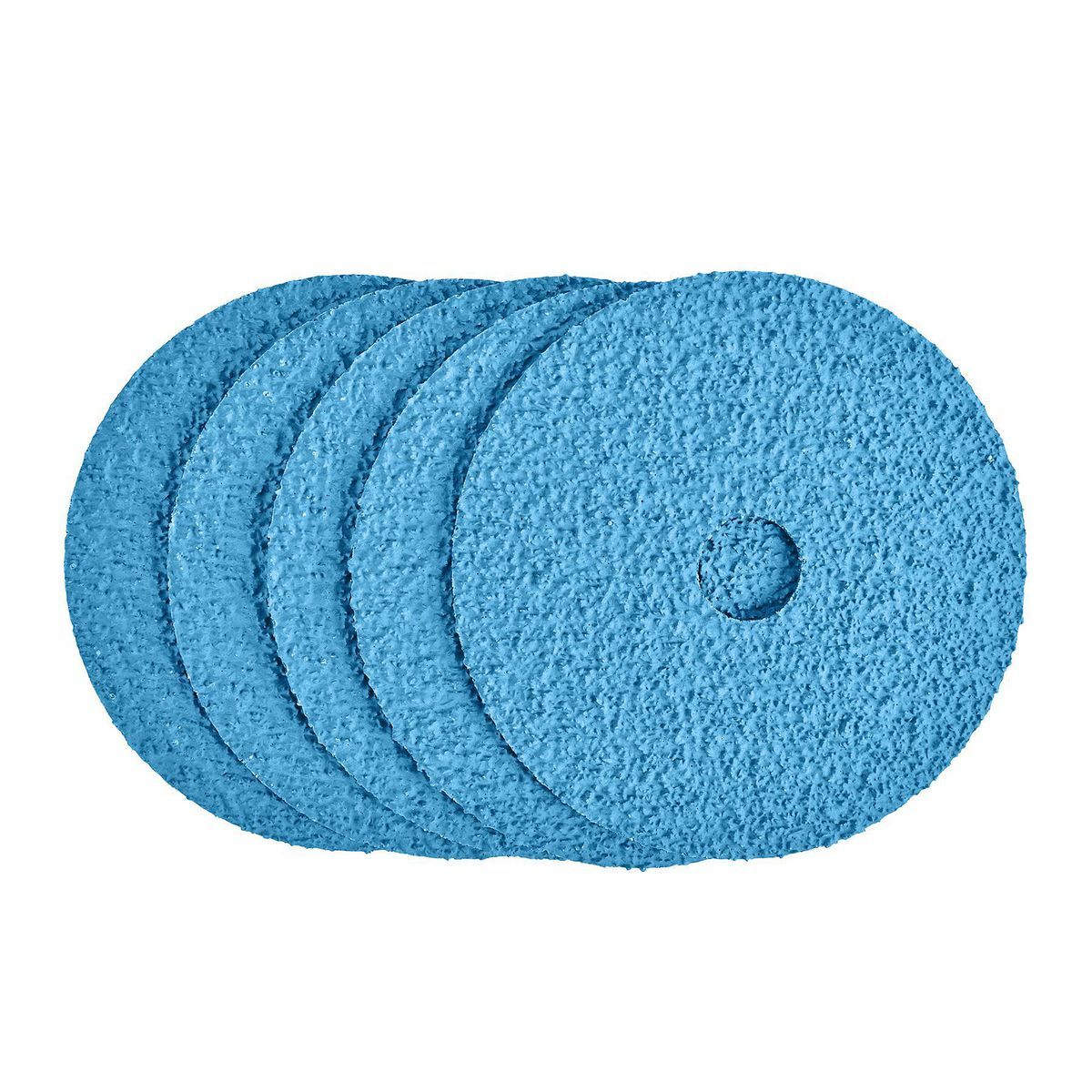 HERCULES 5 in. Ceramic Fiber Discs, 24 Grit, 5-Pack