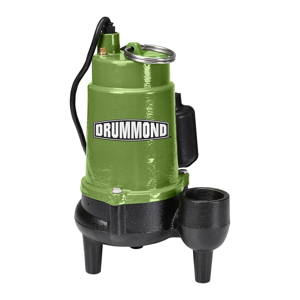 DRUMMOND 3/4 HP Submersible Sewage Pump with Tether Switch