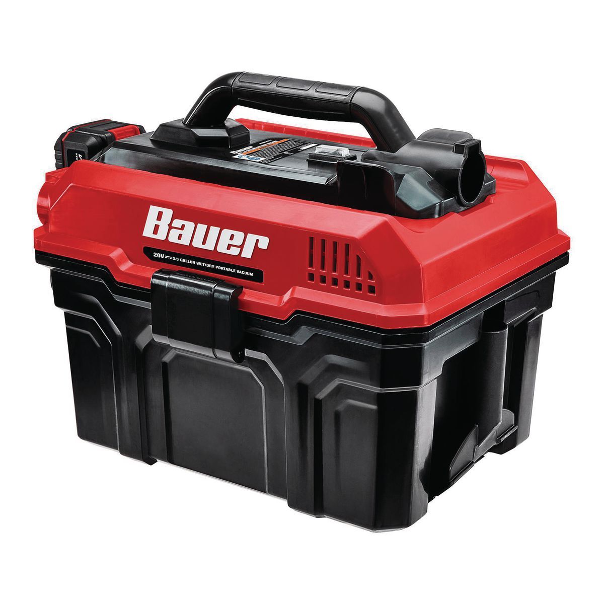 BAUER 20V Cordless 3-1/2 Gallon Wet/Dry Vacuum - Tool Only