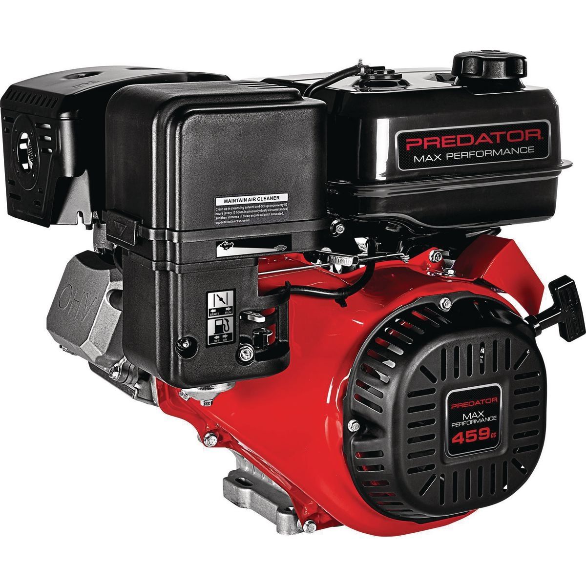 PREDATOR 15.8 HP (459cc) Max Performance OHV Horizontal Shaft Gas Engine, EPA