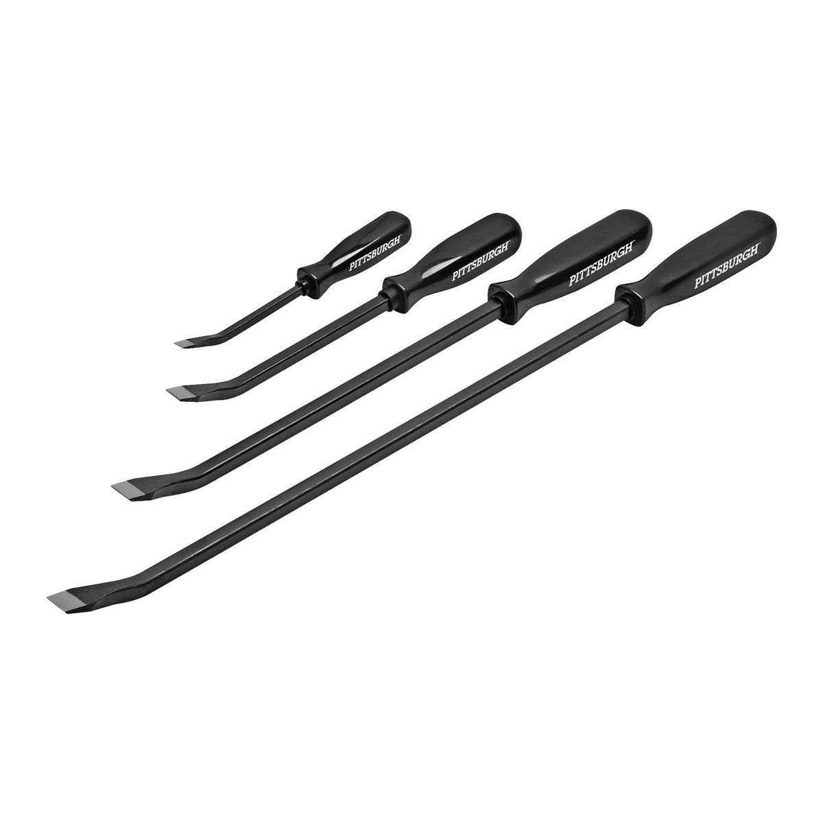 PITTSBURGH Pry Bar Set, 4 Piece