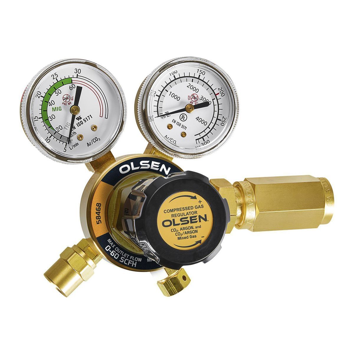 OLSEN CO2/Argon Flow Gauge Regulator