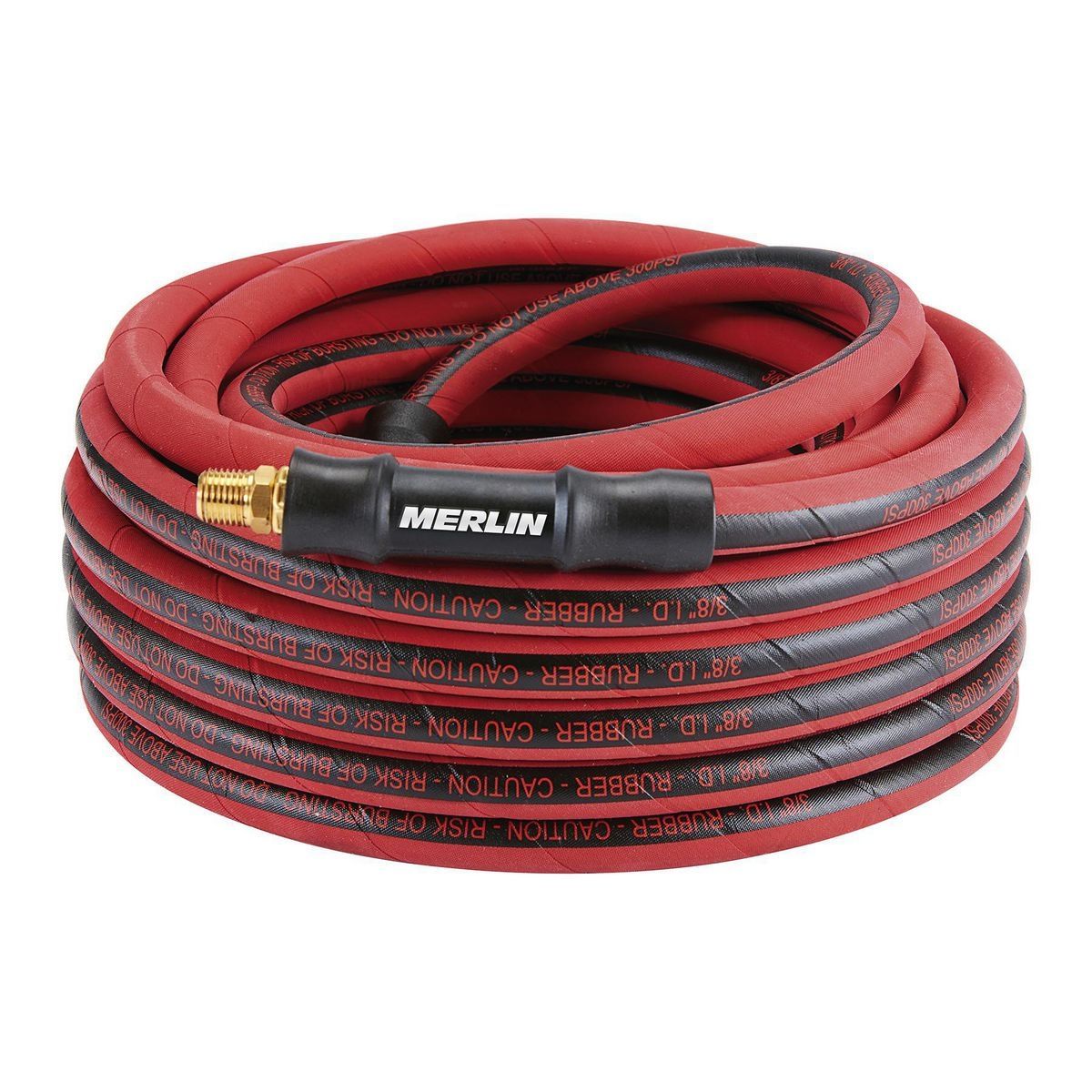 MERLIN 3/8 in. x 50 ft. Premium Rubber Air Hose