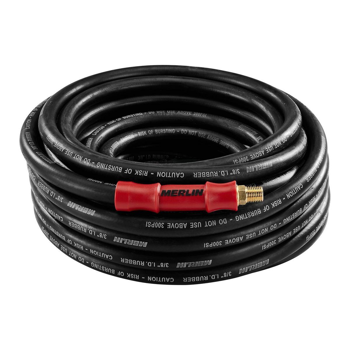 MERLIN 3/8 in. x 50 ft. Rubber Air Hose