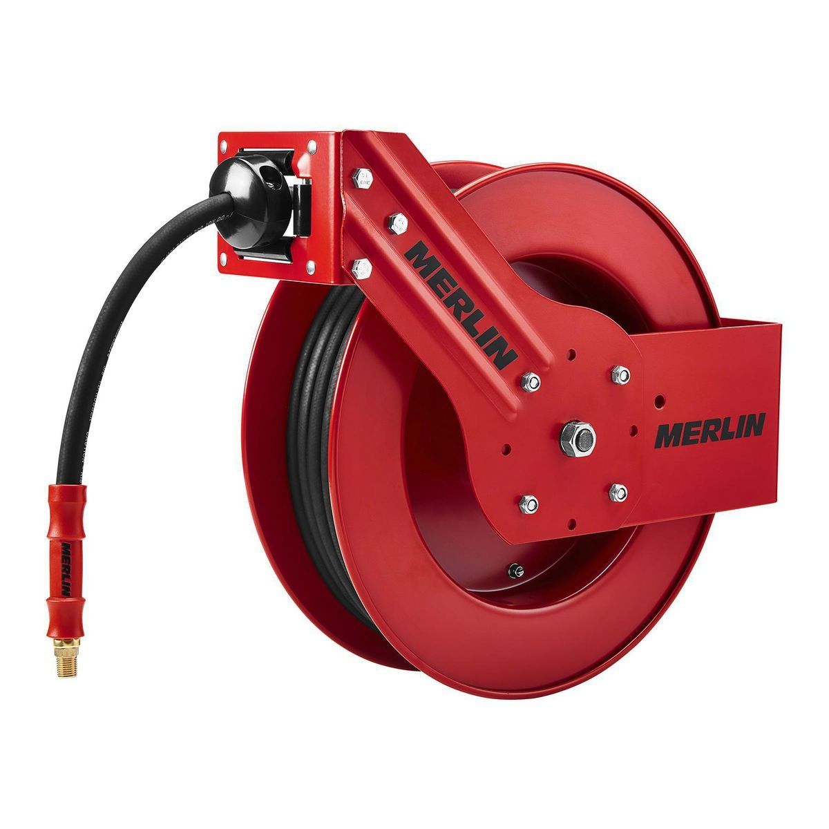 MERLIN 3/8 in. x 50 ft. Premium Retractable Air Hose Reel