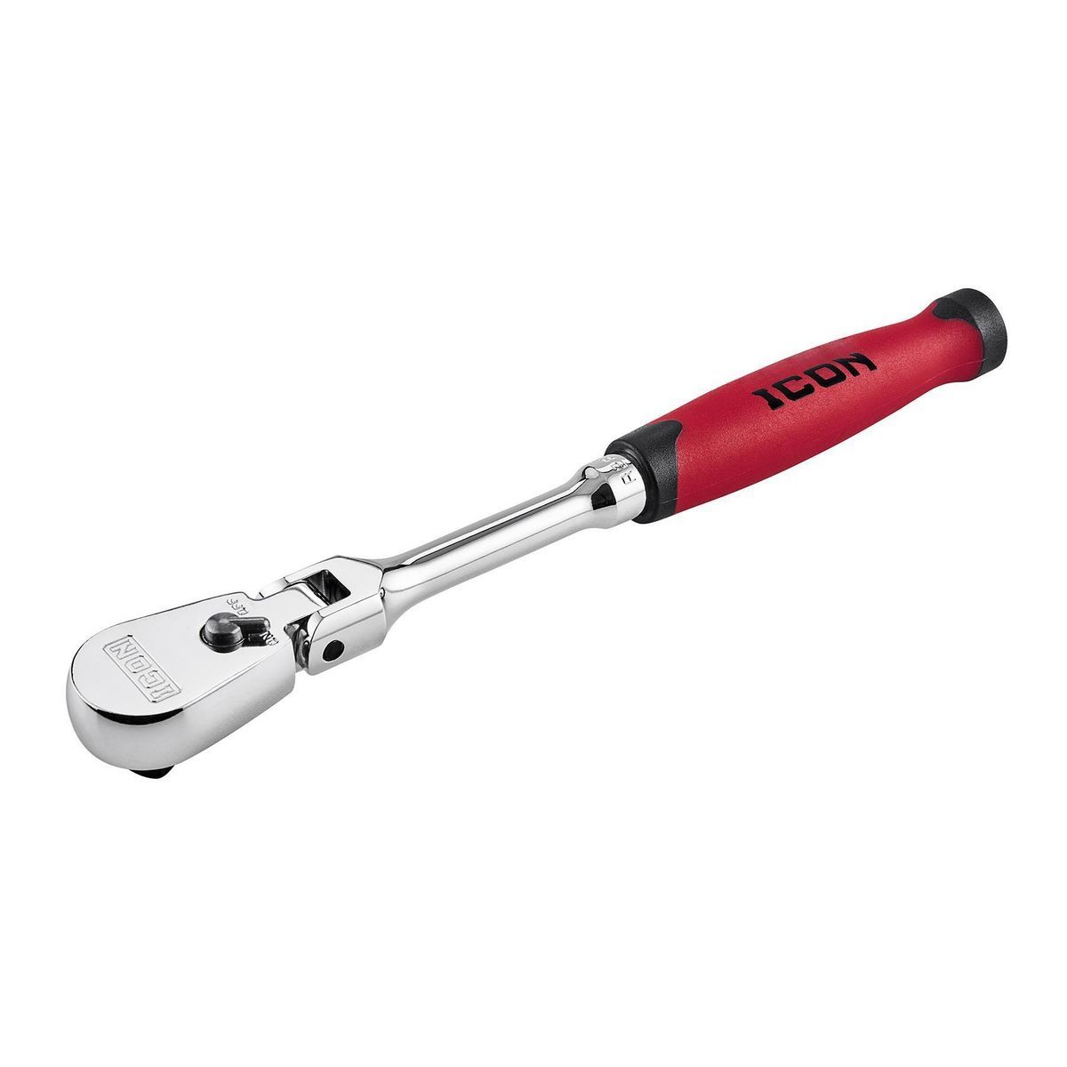 ICON 3/8 in. Drive Professional Flex Head Ratchet with Comfort Grip