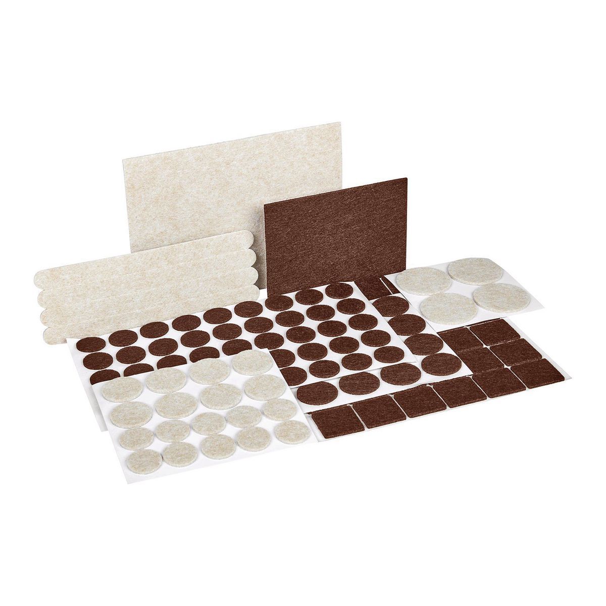 FRANKLIN Adhesive Felt Pads, 133 Piece