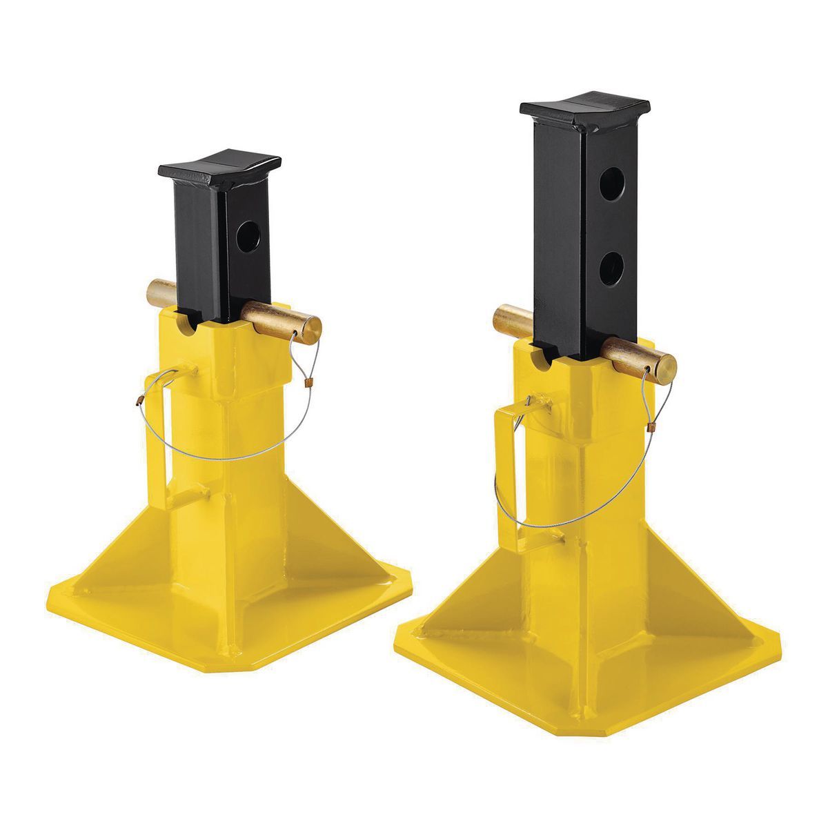 DAYTONA 22 Ton Heavy Duty Jack Stands with Locking Pin, Yellow